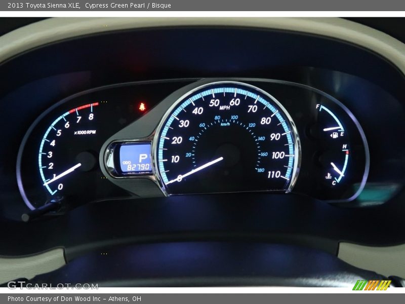 Cypress Green Pearl / Bisque 2013 Toyota Sienna XLE