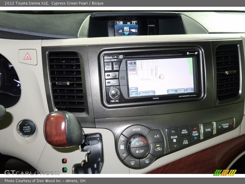 Cypress Green Pearl / Bisque 2013 Toyota Sienna XLE
