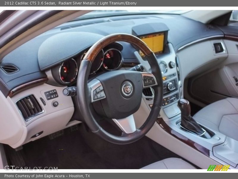 Radiant Silver Metallic / Light Titanium/Ebony 2012 Cadillac CTS 3.6 Sedan