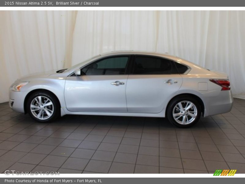 Brilliant Silver / Charcoal 2015 Nissan Altima 2.5 SV