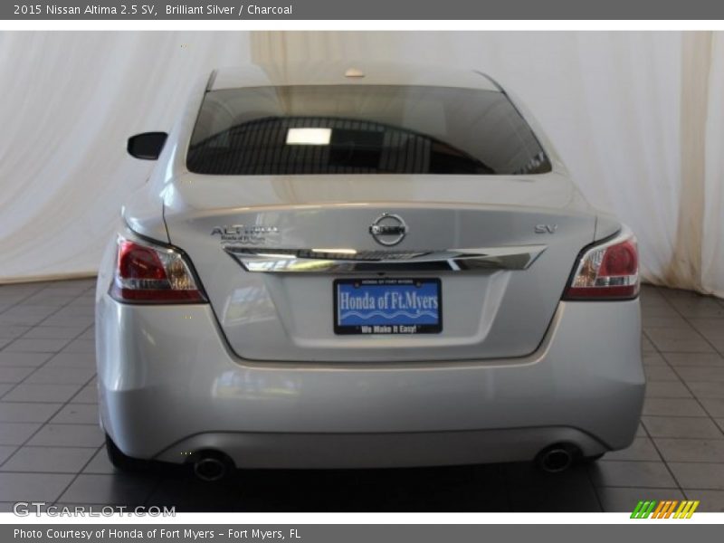 Brilliant Silver / Charcoal 2015 Nissan Altima 2.5 SV
