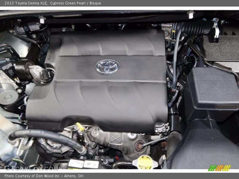 Cypress Green Pearl / Bisque 2013 Toyota Sienna XLE