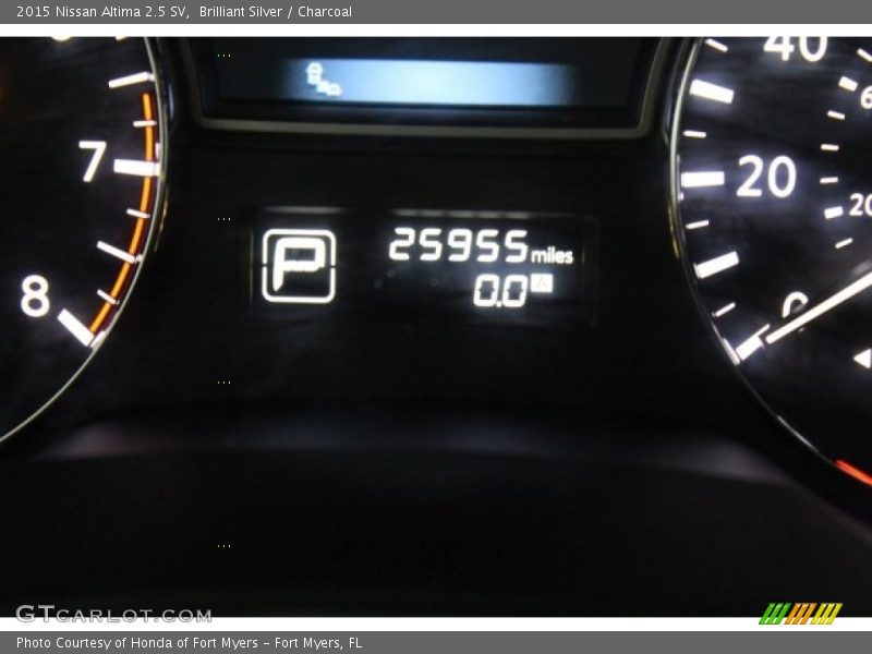 Brilliant Silver / Charcoal 2015 Nissan Altima 2.5 SV