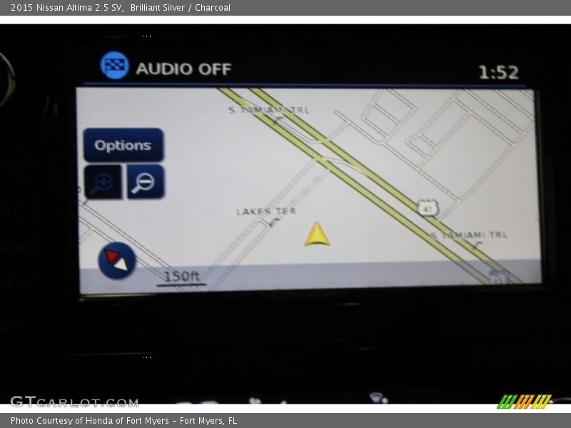 Brilliant Silver / Charcoal 2015 Nissan Altima 2.5 SV