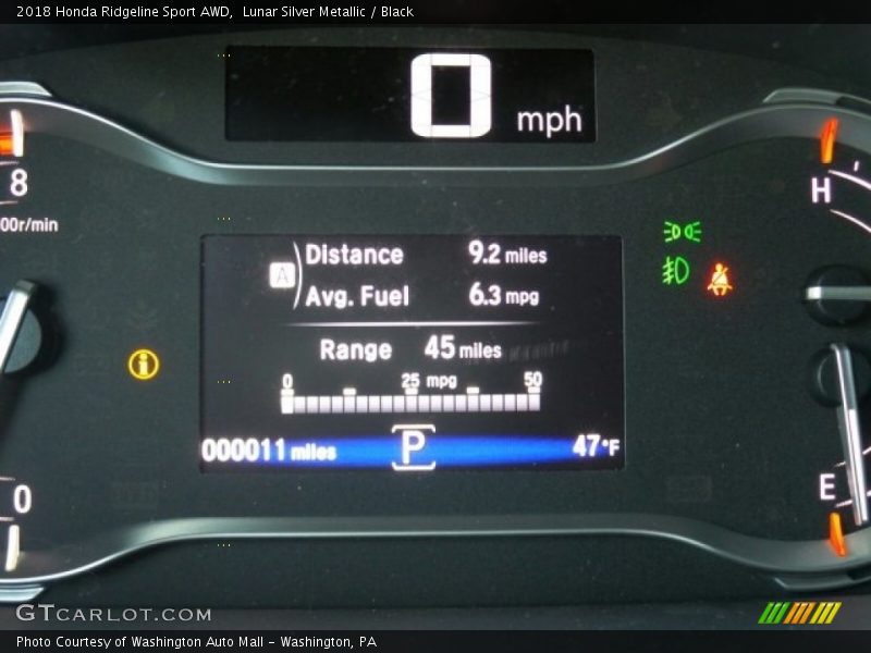  2018 Ridgeline Sport AWD Sport AWD Gauges