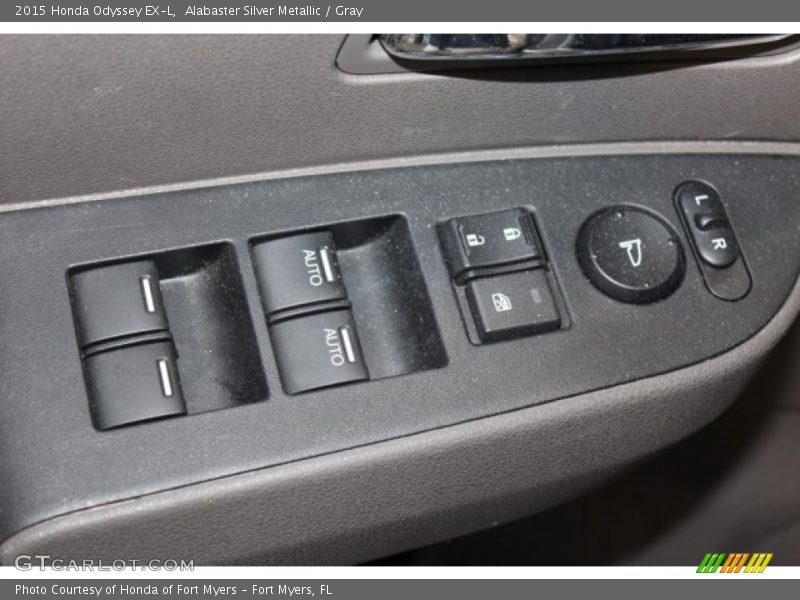 Alabaster Silver Metallic / Gray 2015 Honda Odyssey EX-L