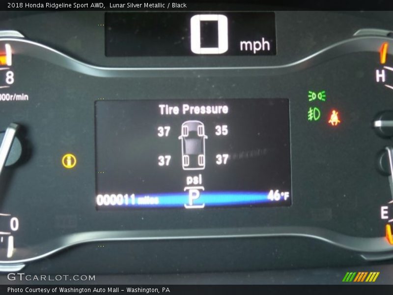 Controls of 2018 Ridgeline Sport AWD