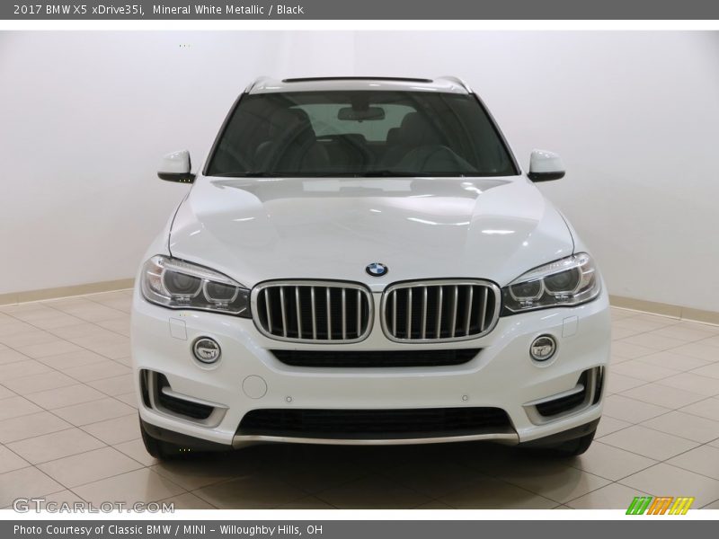 Mineral White Metallic / Black 2017 BMW X5 xDrive35i