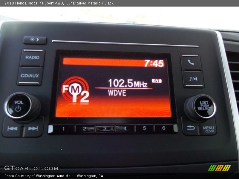 Audio System of 2018 Ridgeline Sport AWD
