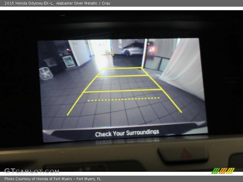 Alabaster Silver Metallic / Gray 2015 Honda Odyssey EX-L