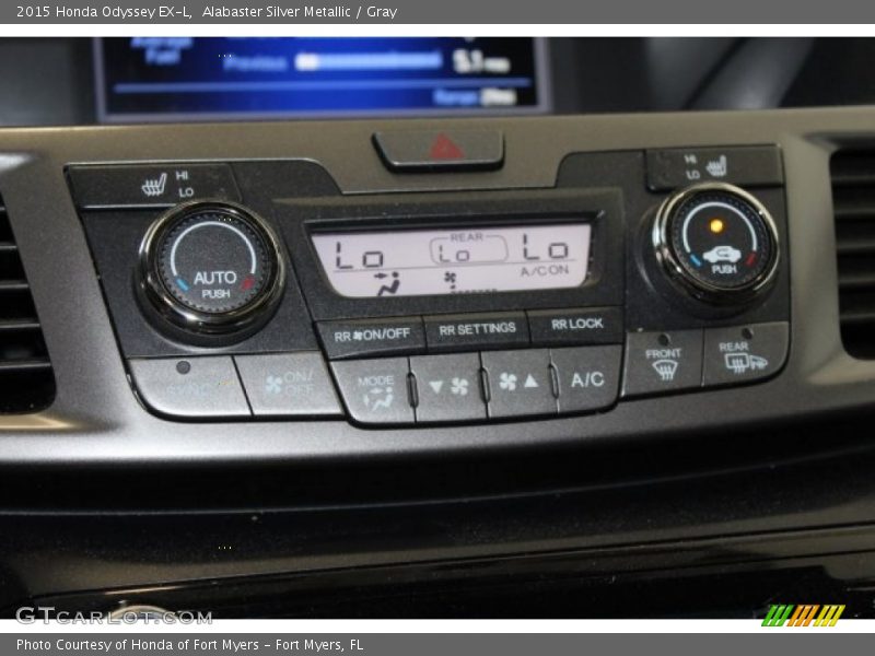 Alabaster Silver Metallic / Gray 2015 Honda Odyssey EX-L