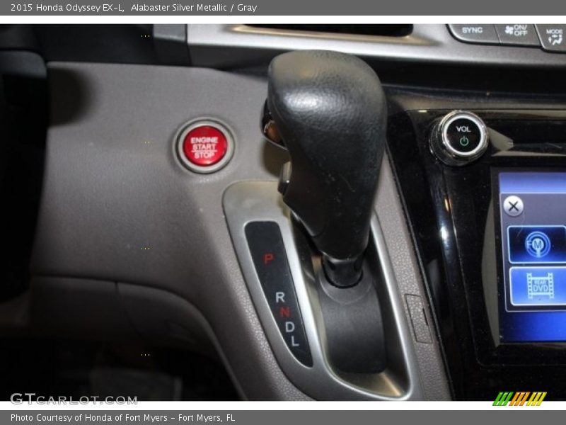 Alabaster Silver Metallic / Gray 2015 Honda Odyssey EX-L