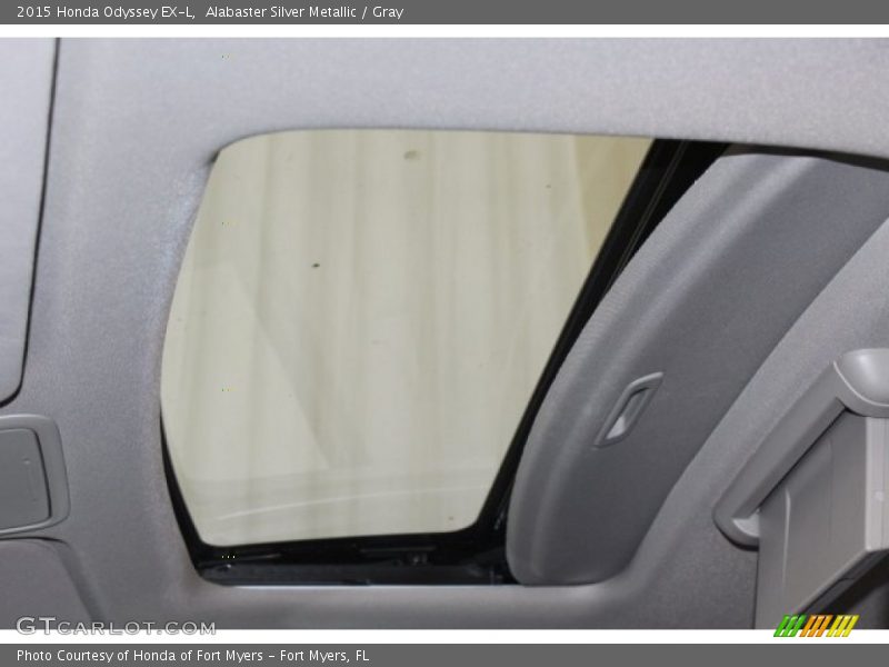Alabaster Silver Metallic / Gray 2015 Honda Odyssey EX-L