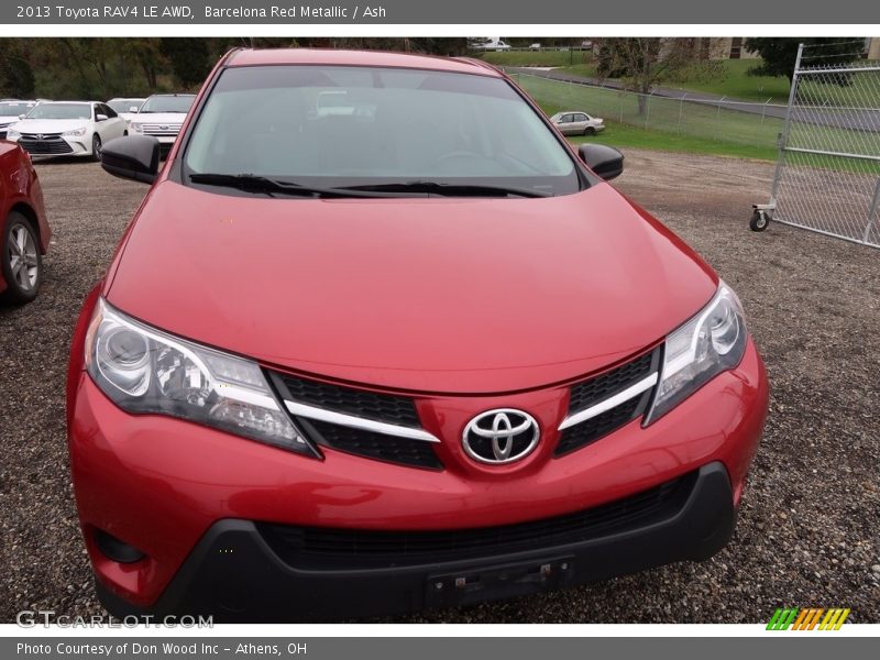 Barcelona Red Metallic / Ash 2013 Toyota RAV4 LE AWD