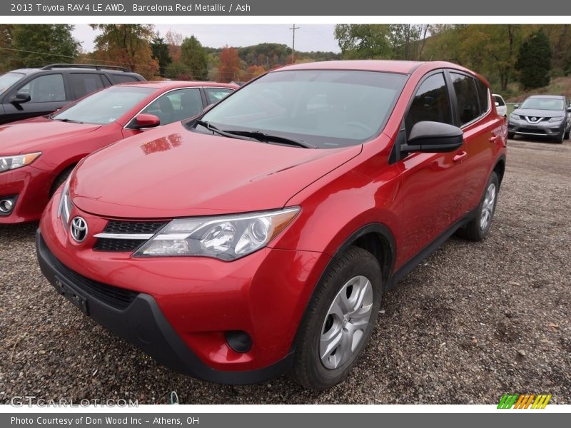 Barcelona Red Metallic / Ash 2013 Toyota RAV4 LE AWD