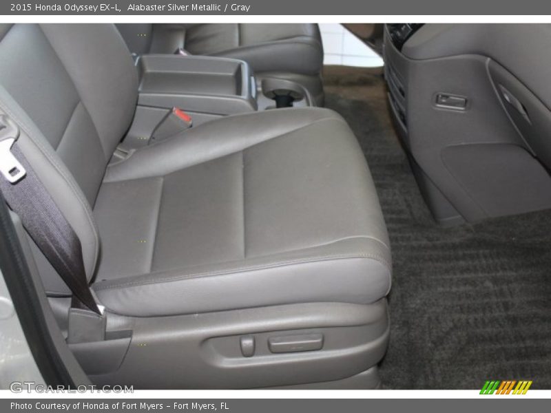 Alabaster Silver Metallic / Gray 2015 Honda Odyssey EX-L