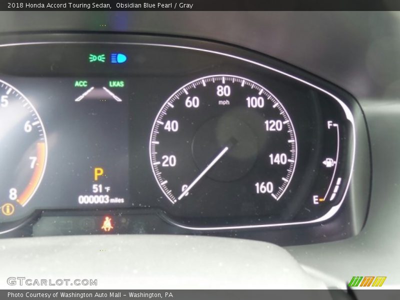  2018 Accord Touring Sedan Touring Sedan Gauges