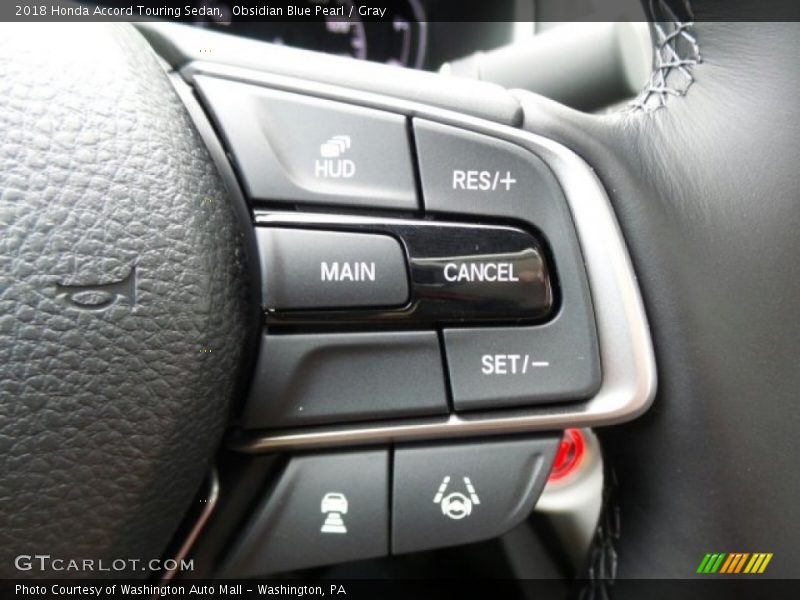 Controls of 2018 Accord Touring Sedan