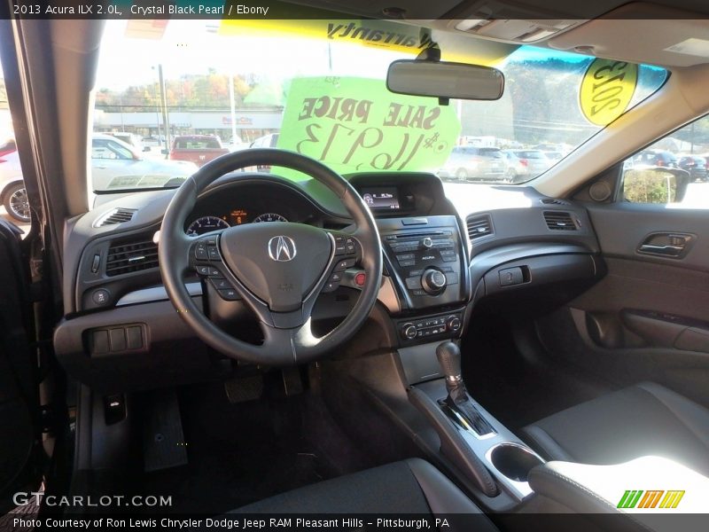 Crystal Black Pearl / Ebony 2013 Acura ILX 2.0L