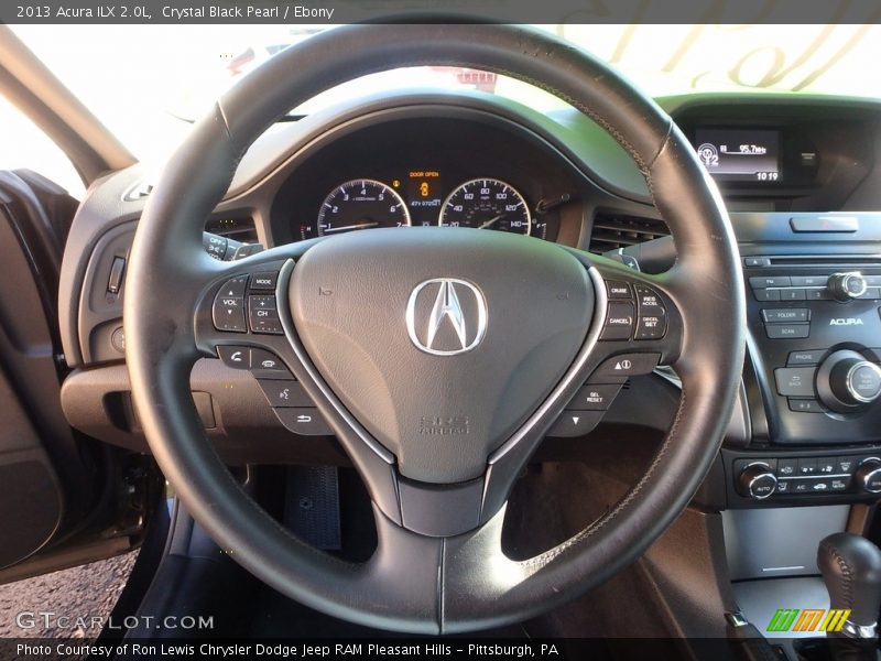 Crystal Black Pearl / Ebony 2013 Acura ILX 2.0L