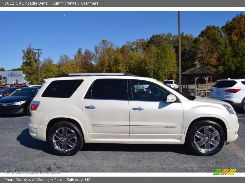 Summit White / Cashmere 2012 GMC Acadia Denali