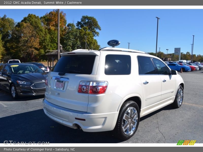 Summit White / Cashmere 2012 GMC Acadia Denali