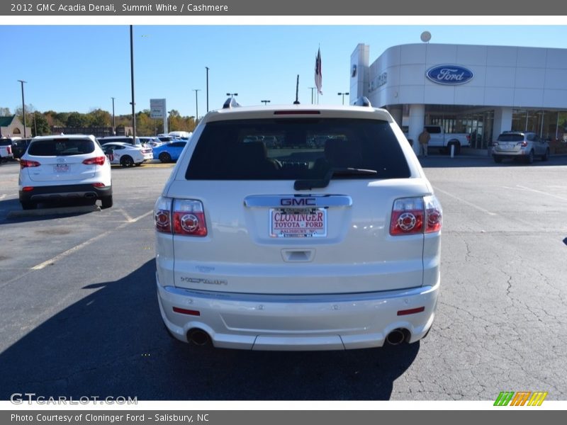 Summit White / Cashmere 2012 GMC Acadia Denali