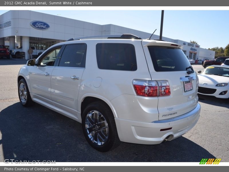 Summit White / Cashmere 2012 GMC Acadia Denali