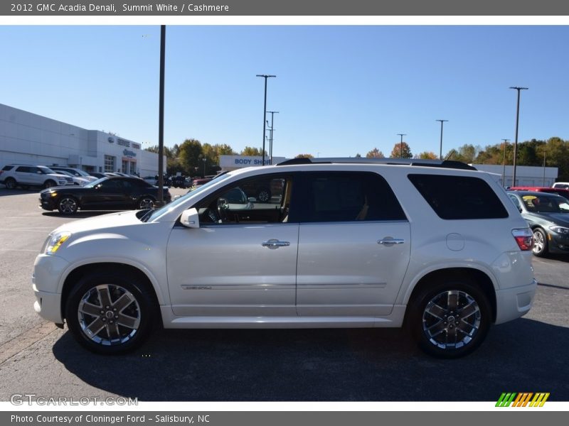 Summit White / Cashmere 2012 GMC Acadia Denali