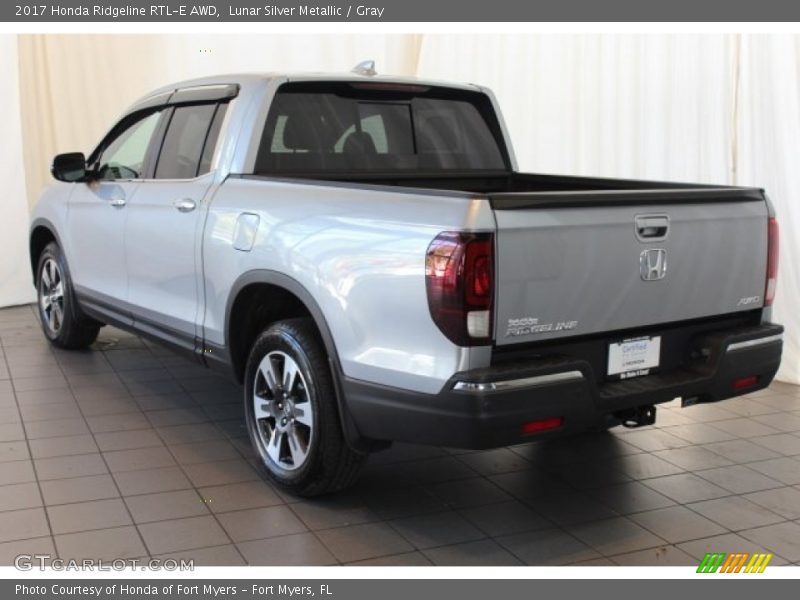 Lunar Silver Metallic / Gray 2017 Honda Ridgeline RTL-E AWD