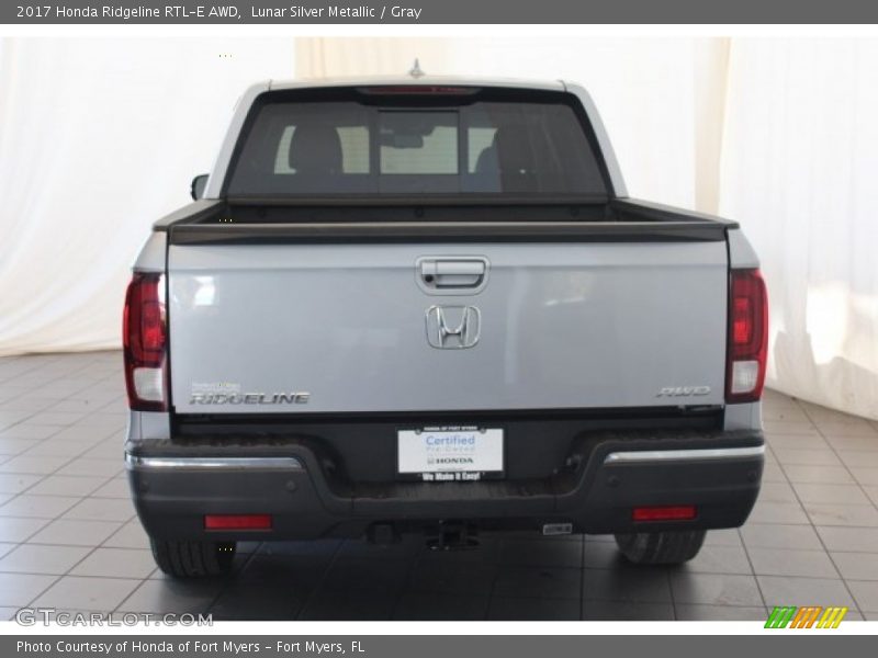 Lunar Silver Metallic / Gray 2017 Honda Ridgeline RTL-E AWD