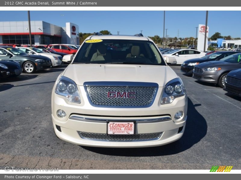 Summit White / Cashmere 2012 GMC Acadia Denali