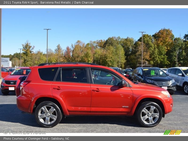 Barcelona Red Metallic / Dark Charcoal 2011 Toyota RAV4 Sport