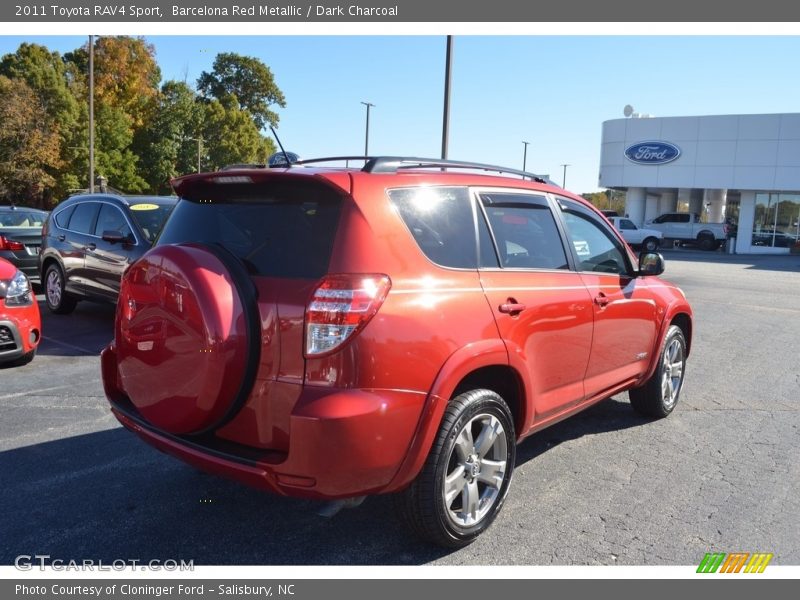 Barcelona Red Metallic / Dark Charcoal 2011 Toyota RAV4 Sport