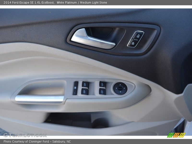 White Platinum / Medium Light Stone 2014 Ford Escape SE 1.6L EcoBoost