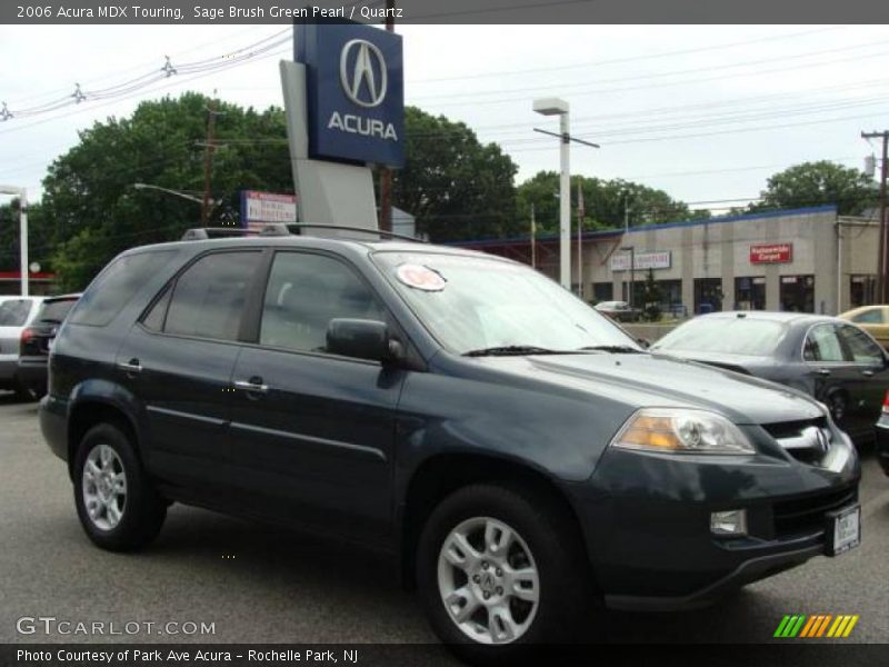 Sage Brush Green Pearl / Quartz 2006 Acura MDX Touring