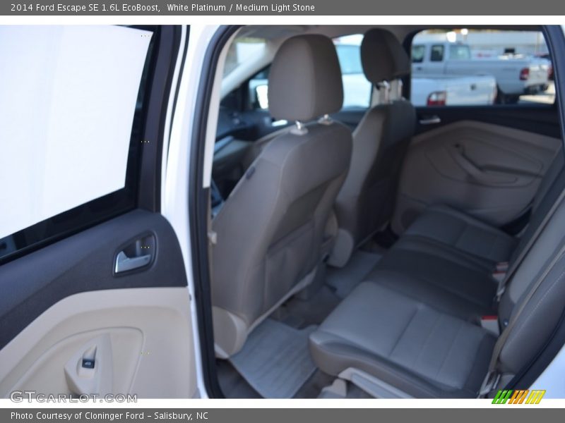 White Platinum / Medium Light Stone 2014 Ford Escape SE 1.6L EcoBoost