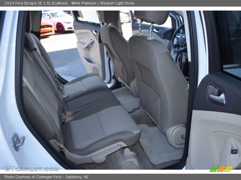 White Platinum / Medium Light Stone 2014 Ford Escape SE 1.6L EcoBoost