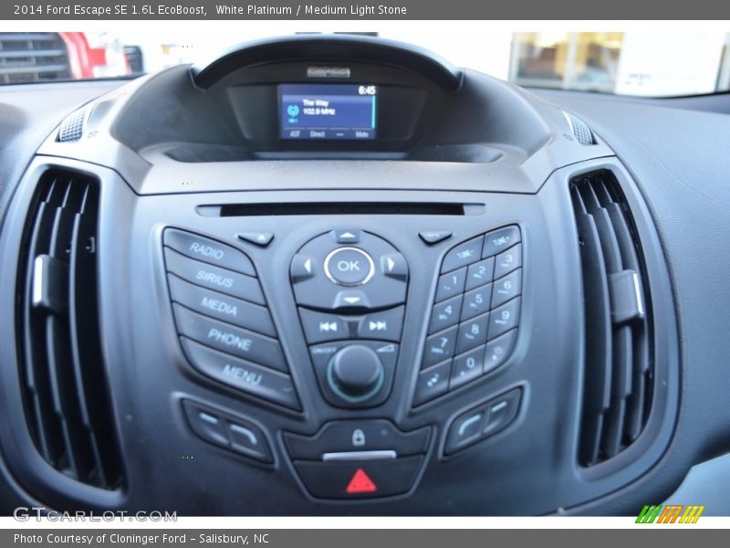 White Platinum / Medium Light Stone 2014 Ford Escape SE 1.6L EcoBoost