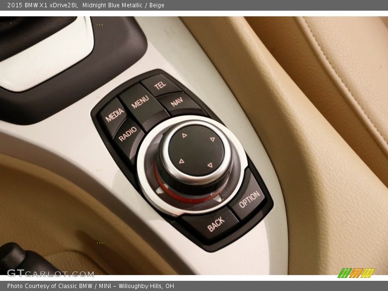 Midnight Blue Metallic / Beige 2015 BMW X1 xDrive28i