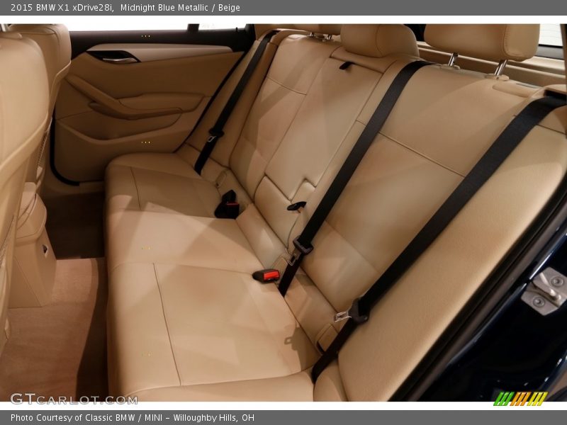 Midnight Blue Metallic / Beige 2015 BMW X1 xDrive28i