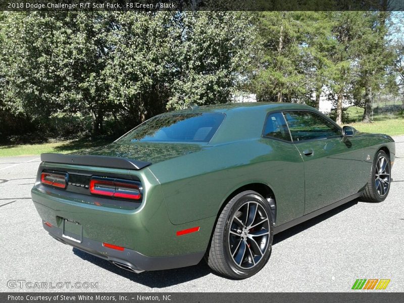 F8 Green / Black 2018 Dodge Challenger R/T Scat Pack