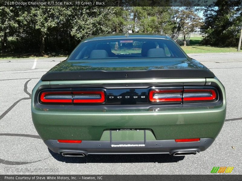 F8 Green / Black 2018 Dodge Challenger R/T Scat Pack