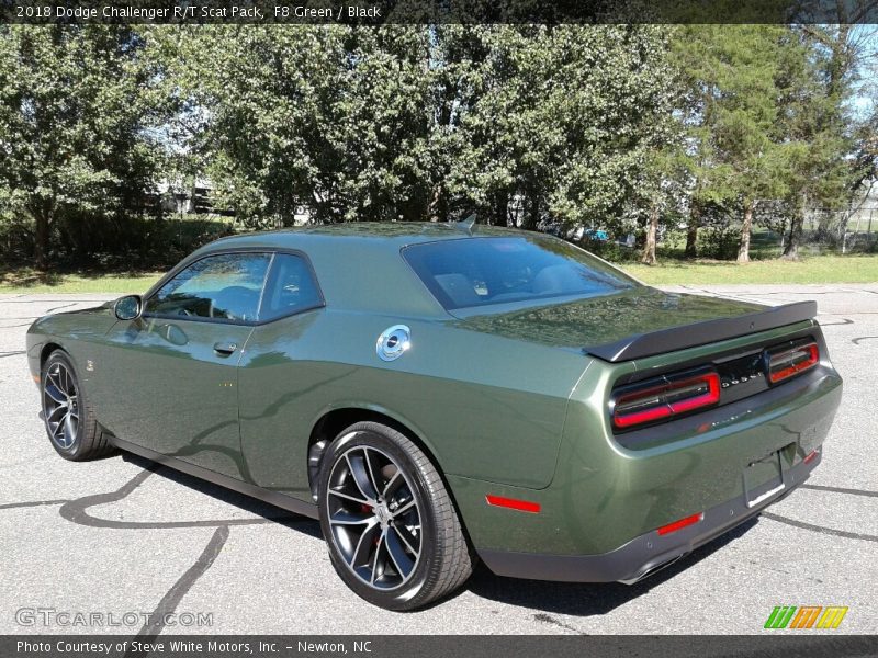 F8 Green / Black 2018 Dodge Challenger R/T Scat Pack