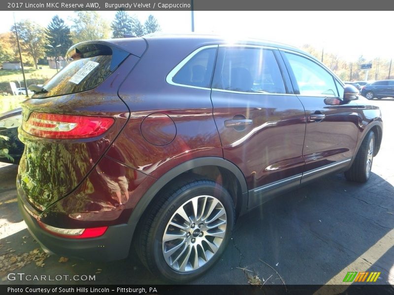 Burgundy Velvet / Cappuccino 2017 Lincoln MKC Reserve AWD