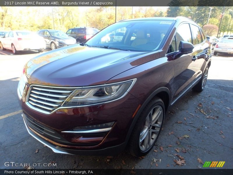 Burgundy Velvet / Cappuccino 2017 Lincoln MKC Reserve AWD