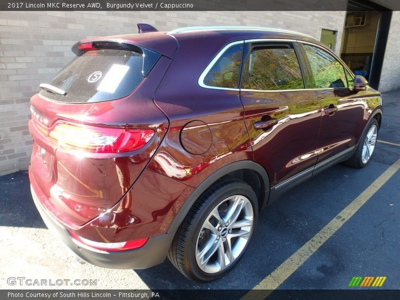 Burgundy Velvet / Cappuccino 2017 Lincoln MKC Reserve AWD