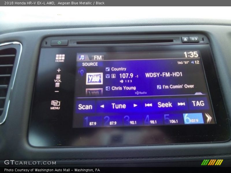 Controls of 2018 HR-V EX-L AWD