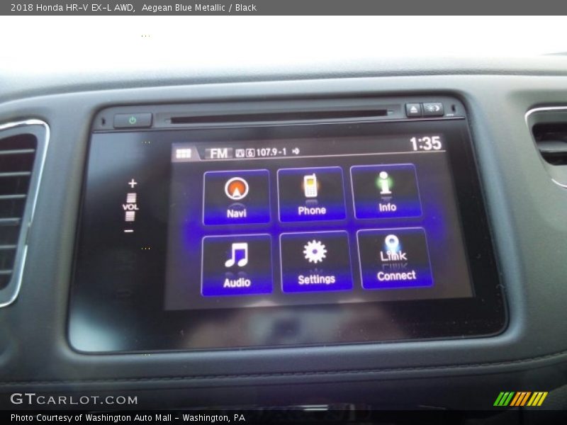 Controls of 2018 HR-V EX-L AWD