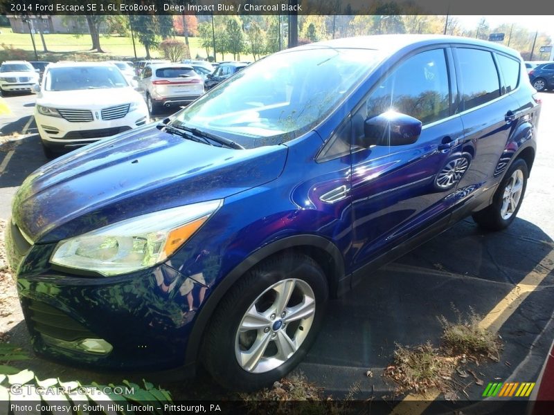 Deep Impact Blue / Charcoal Black 2014 Ford Escape SE 1.6L EcoBoost